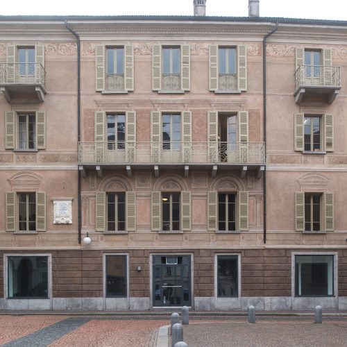 Bellinzona: Palazzo Salvioni dopo i lavori di restauro delle facciate
© Ti-Press / Alessandro Crinari